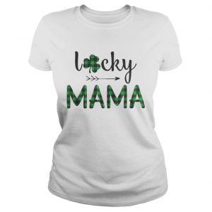 Ladies Tee St Patricks Day lucky Mama shirt