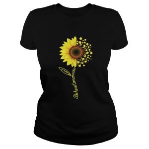 Ladies Tee Sunflower Be here tomorrow shirt