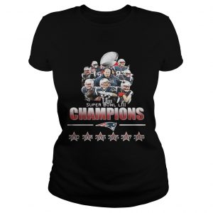 Ladies Tee Super Bowl Champions We Are All Patriots Shirt