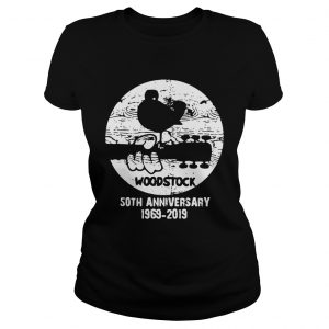 Ladies Tee Woodstock 50th anniversary 19692019 shirt