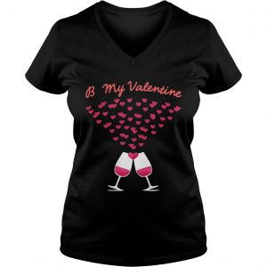 Ladies Vneck Be my valentine shirt