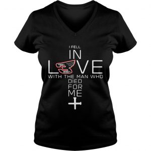 Ladies Vneck Dale Earnhardt 1951 2001 I fell in love with the man who died for me shirt