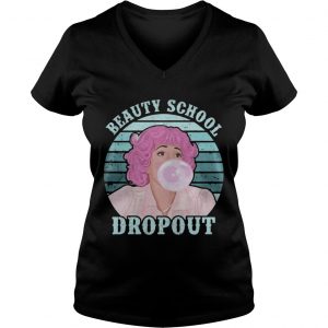 Ladies Vneck Grease Movie Beauty School Dropout Shirt