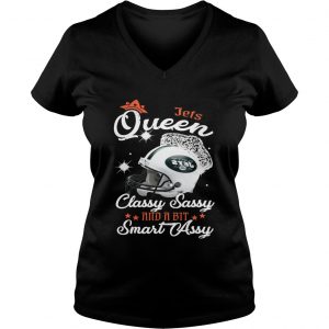 Ladies Vneck Jets Queen Classy Sassy And A Bit Smart Assy Shirt