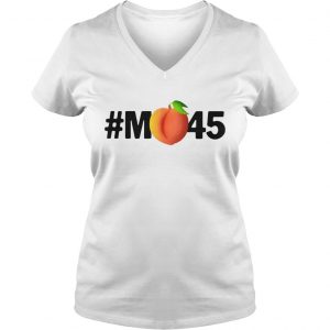 Ladies Vneck MPeach45 shirt
