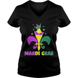 Ladies Vneck Official Mardi gras shirt