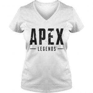 Ladies Vneck Official apex legends shirt