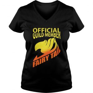 Ladies Vneck Official guild member Fairy Tail shirt