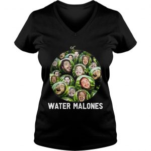 Ladies Vneck Post Malone Water Malones Shirt