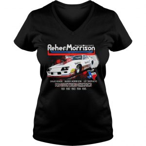 Ladies Vneck Racing engines Reher Morrison Devid Reher Buddy Morrison shirt