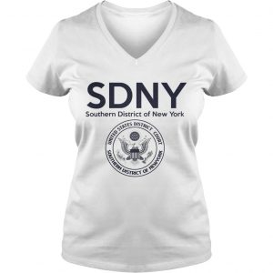 Ladies Vneck SDNY Southern district of New York shirt
