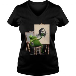 Ladies Vneck The Muppets Jim Henson painting shirt