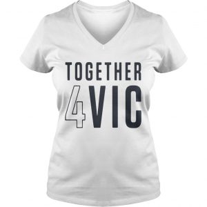 Ladies Vneck Together 4 vic shirt