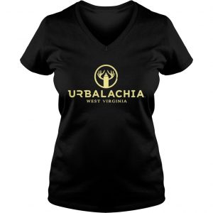 Ladies Vneck Urbalachia west virginia shirt
