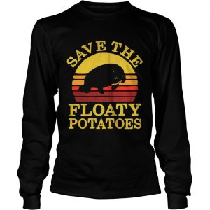 Longsleeve Tee Save the floaty potatoes sunset shirt