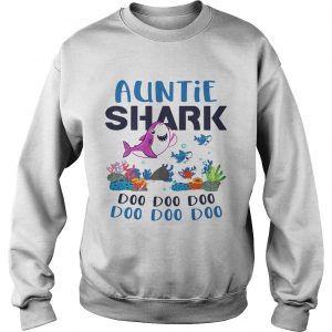 Sweatshirt Auntie shark doo doo doo shirt