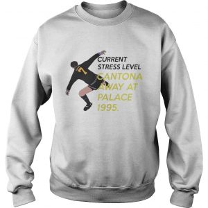 Sweatshirt Current stress level cantona away at palace 1995 shirt