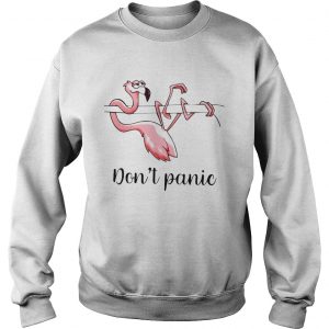 Sweatshirt Flamingo dont panic shirt