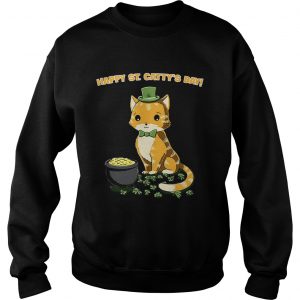 Sweatshirt Happy St Cattys day shirt