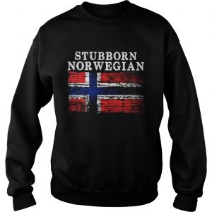 Sweatshirt Iceland Flag Stubborn Norwegian Shirt