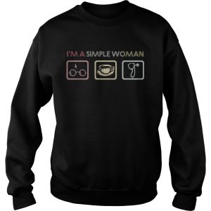 Sweatshirt Im a simple woman I like Harry Potter coffee and nurse shirt