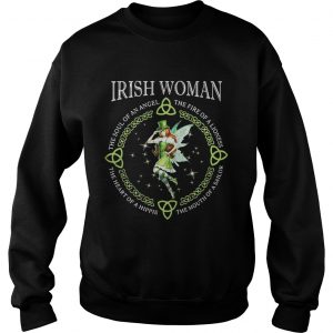 Sweatshirt Irish Woman the soul of an angel the fire of a lioness shirt