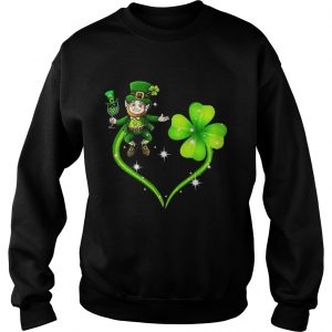 Sweatshirt Leprechaun four leaf clover shirt