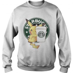 Sweatshirt Pikachu and Starbucks coffee shirt