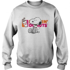 Sweatshirt Snoopy drinking Dunkin Donut shirtSweatshirt Snoopy drinking Dunkin Donut shirt