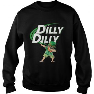Sweatshirt St Patricks dabbing dilly dilly shirt