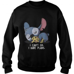 Sweatshirt Stitch hug Pikachu I cant go I have plans shirt