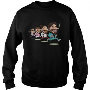 Sweatshirt The evolution of Post Malone drawn by Cillian Mitchell shirt