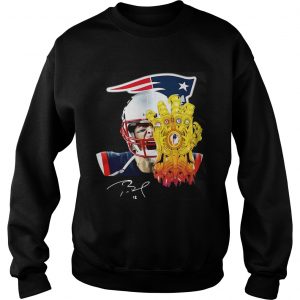Sweatshirt Tom Brady 12 New England Patriots Thanos Shirt