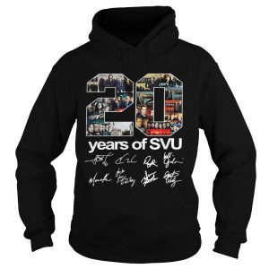 20 years of SVU Law and Order all signatures Hoodie