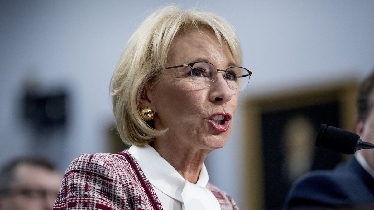 Betsy DeVos defends her proposed cuts to Special Olympics — again