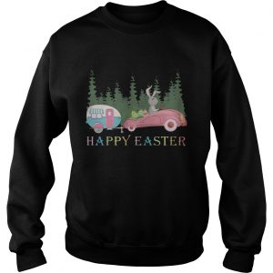 Camping Happy Easter Day Bunny Eggs Sweatshirt