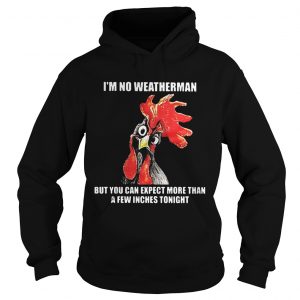 Cock Im no weatherman but you can except more than a few inches tonight Hoodie