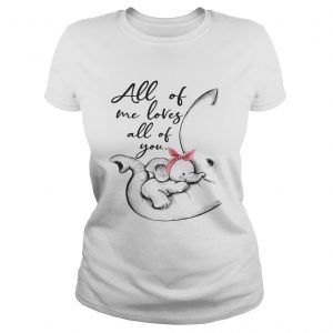 Elephant all of me loves all of you Ladies Tee