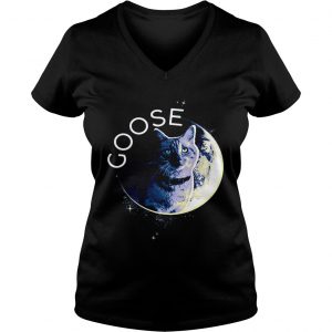 Flerken Goose the Cat in the moon Ladies Vneck