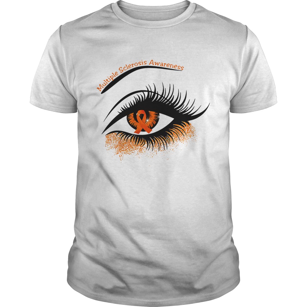 Cancer multiple sclerosis awareness in the eye shirt