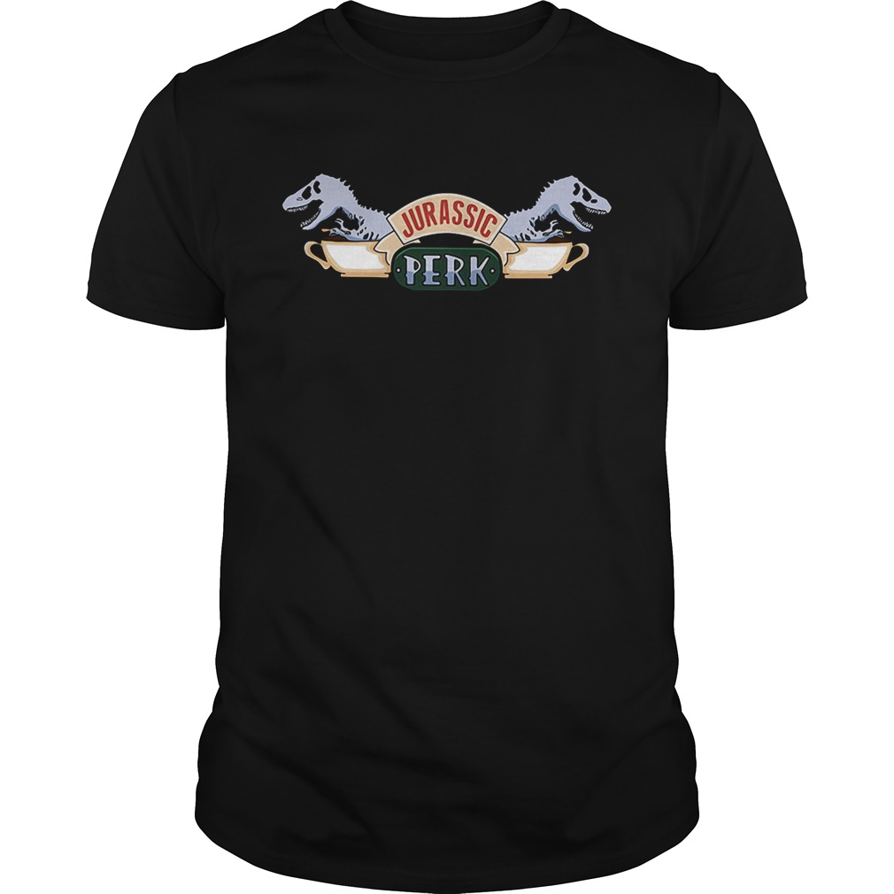 Central Perk and Jurassic Park Jurassic Perk shirt
