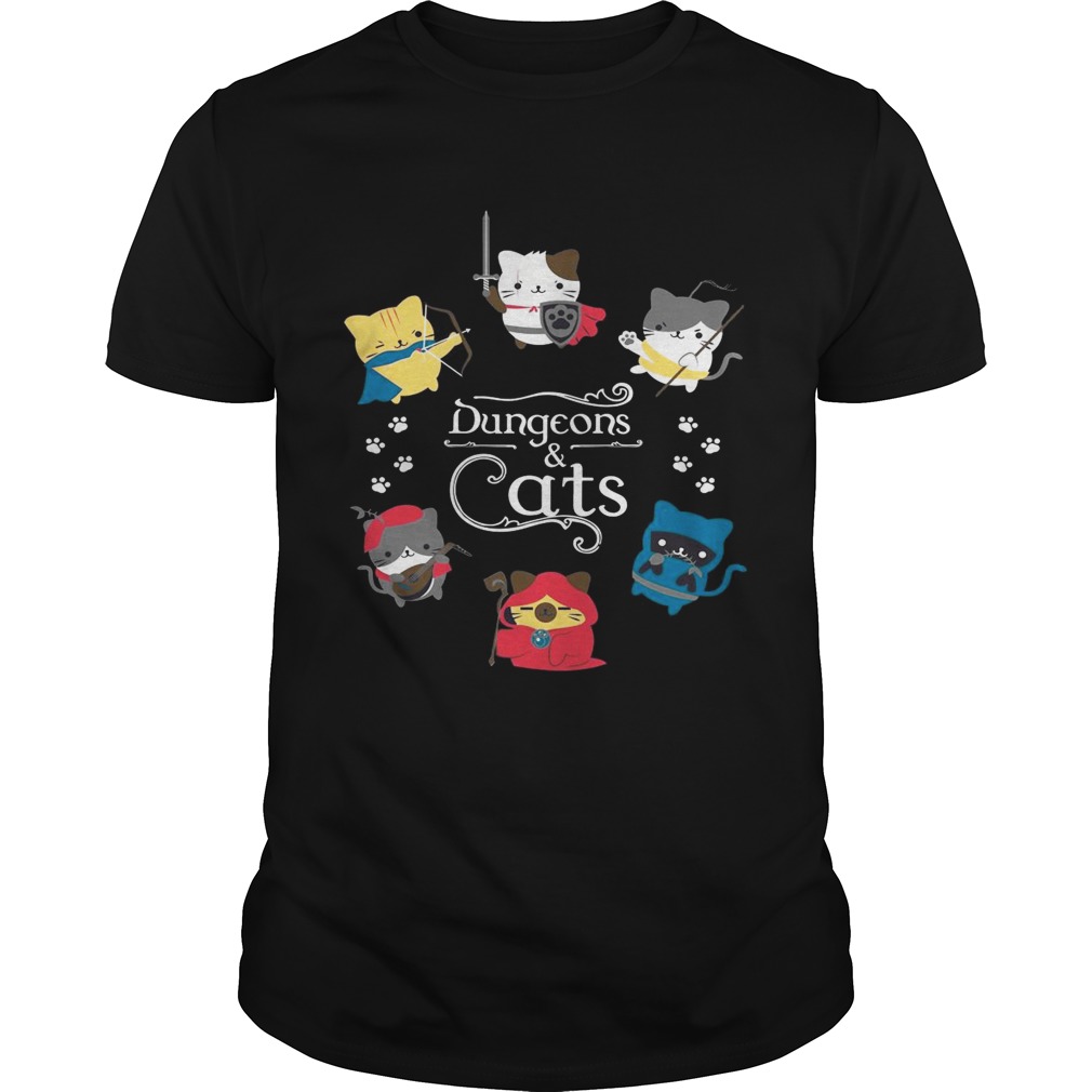 Dungeons and cats shirt