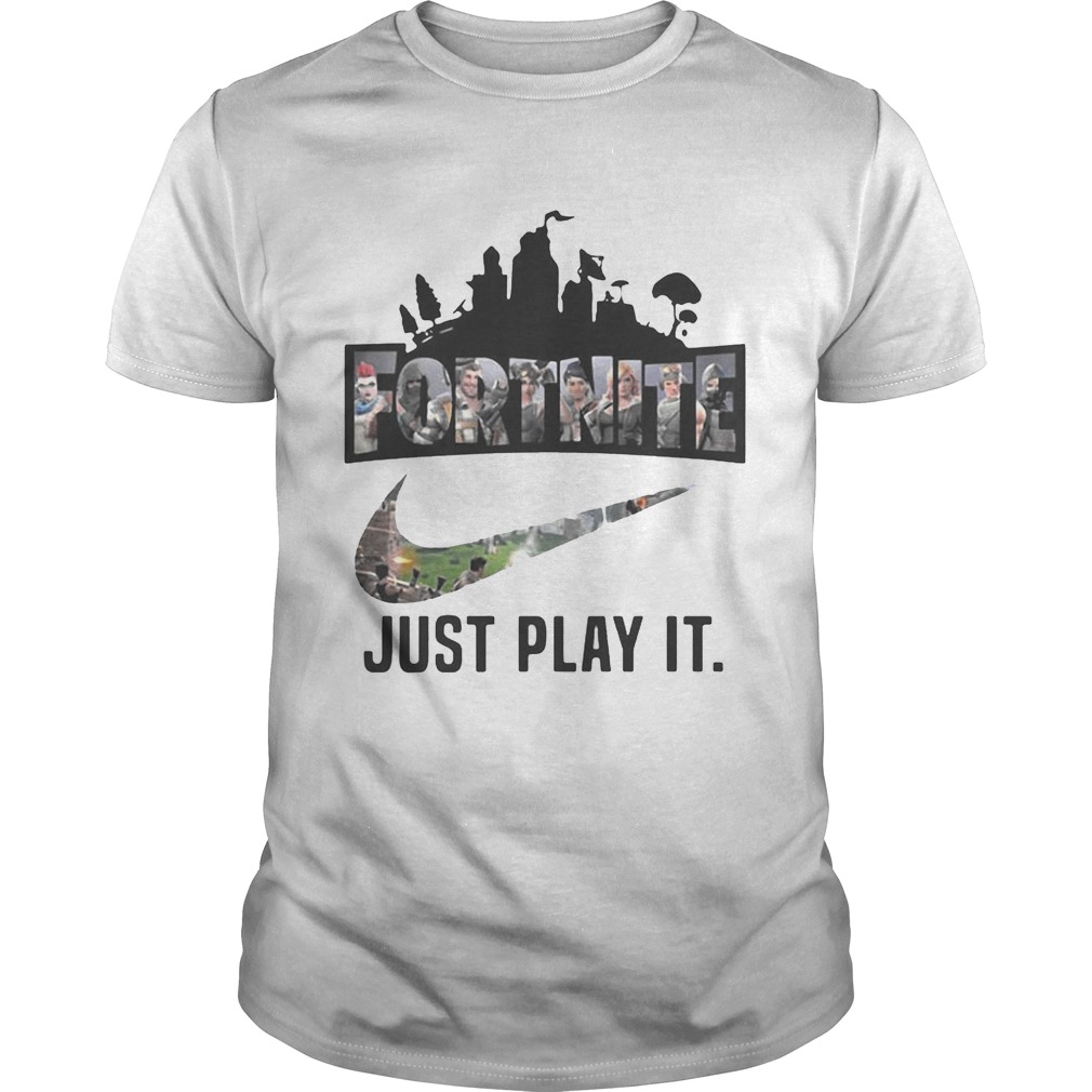 Fortnite Battle Royale Nike just play it shirt