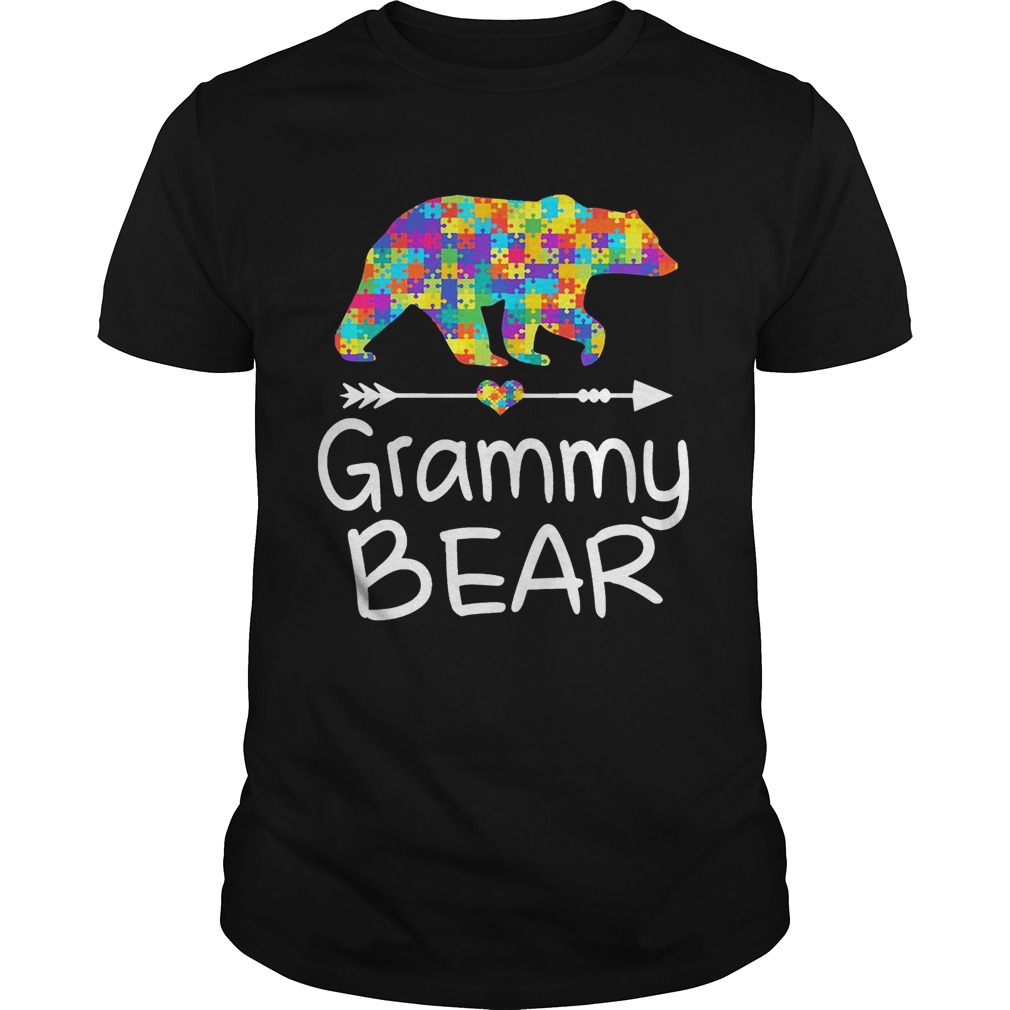 Grammy Bear Autism Awareness TShirt Autism Gift TShirt