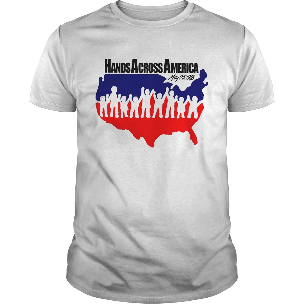 Hands across america may 25 1986 shirt