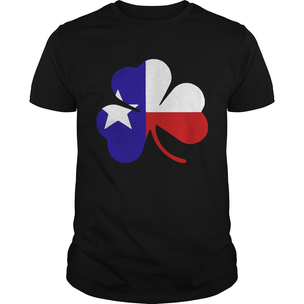 Irish Texas Flag Shamrock St Patricks T-Shirt