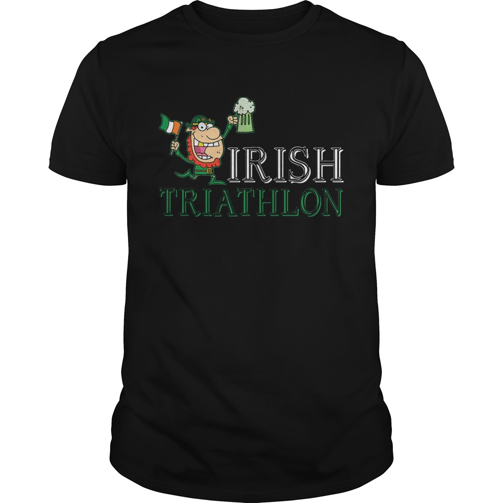 Irish Triathlon T-Shirt St. Patrick’s Day Party Drinking T-Shirt