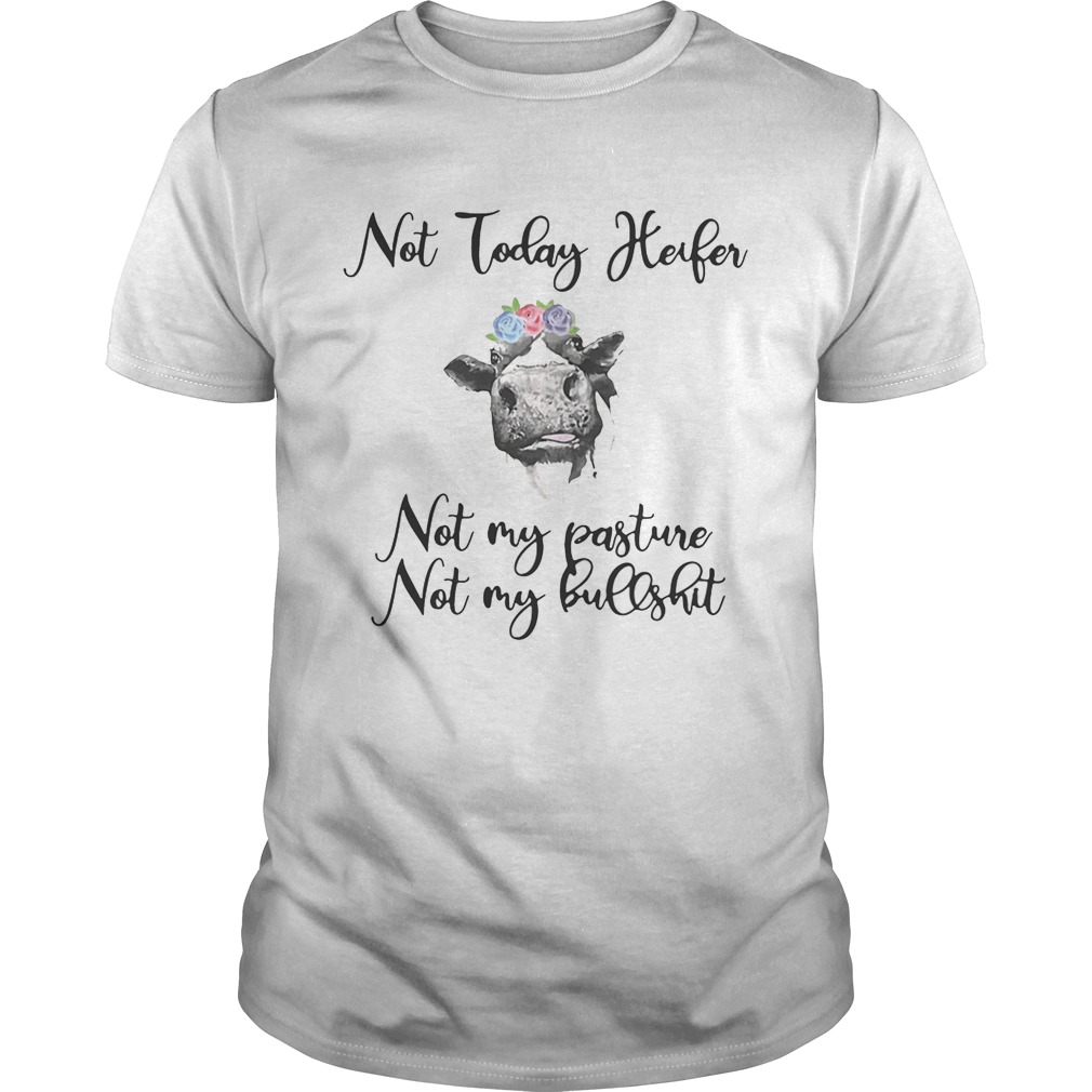 Not today heifer not my pasture not my bullshit shirt