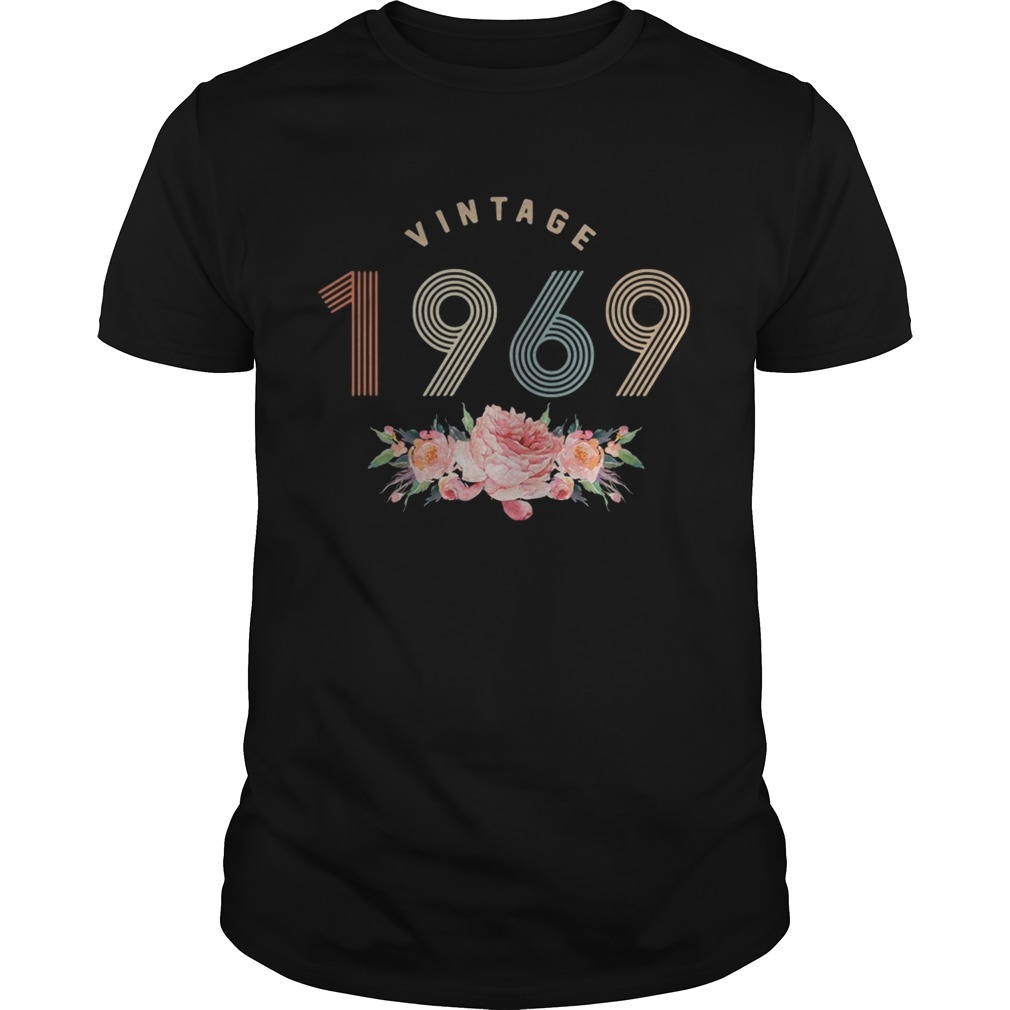 Official vintage 1969 flower shirt