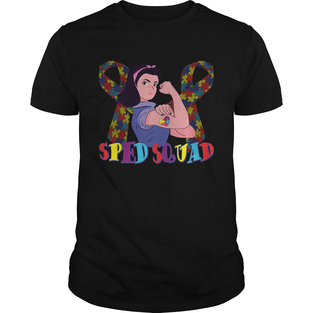 Sped Squad Autism Special Education Teacher T-Shirt